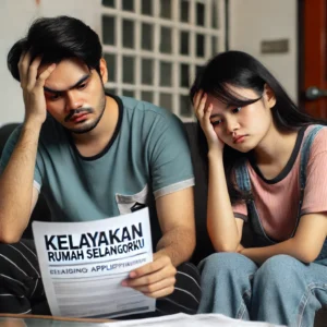 Frustrated Malay couple failing the Kelayakan Rumah Selangorku application