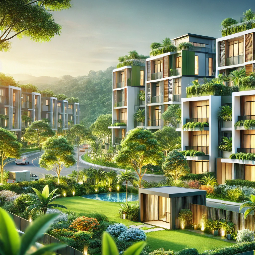 Image representing Eco Majestic Rumah Selangorku with stylish, affordable housing in a green, tranquil environment