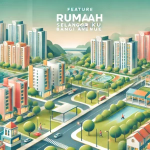 feature image for Rumah Selangorku Bangi Avenue, showcasing a vibrant and modern neighborhood with community elements and affordable housing