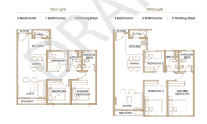 residensi dua meranti floorplan