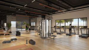 Fasiliti gym di Residensi Aman Madani